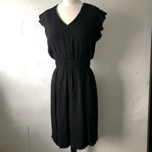Kate Spade Cinch Waist Ruffle Sleeve Dress